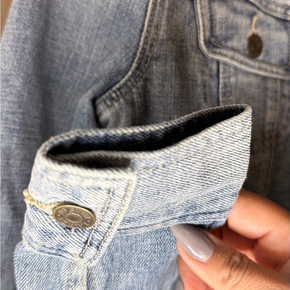 LRL LAUREN JEANS CO.  Light Blue Jean Jacket - Picture 10 of 10